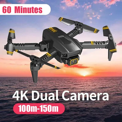 5G WiFi Drone HD Dual Camera Drones Toy Foldable RC Quadcopter Kids Adults Gift • £22.92