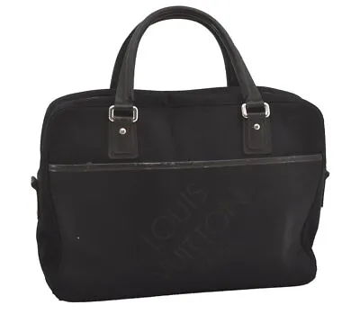 Authentic Louis Vuitton Damier Geant Yack 2Way Briefcase Black M93082 Junk 6406I • $31