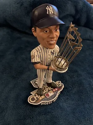 HIDEKI MATSUI New York Yankees Bobble Head 2009 World Series Edition Trophy MLB* • $155.50