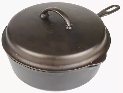 Vintage Foster Stove No 8 Deep Cast Iron Chicken Fryer Skillet Restored Cond • $128.88