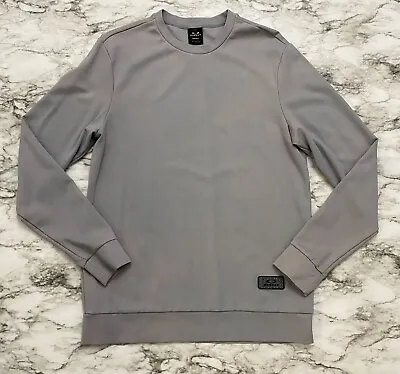Oakley Regular Fit  Mens Shirt Size M Gray Long Sleeve Athletic Distressed • $16.11