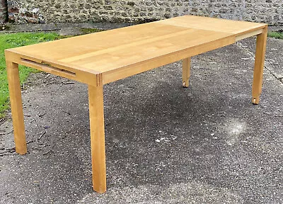 Retro Scandi 90s Ikea Pelto Solid Extending Dining Table *DELIVERY • £295