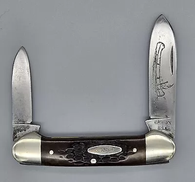 Vintage 1979 Case XX 62131 Canoe Jigged Bone Handle Knife 1 Dot • $74.99