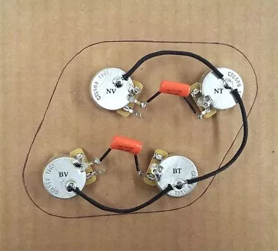 Premium Epiphone Les Paul Wiring Harness Custom CTS 550k Pots With 5% Tolerance • $56.95