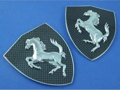 Ferrari Scuderia Fender Shields/badges/emblems - Carbon Fiber • $425