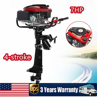 2/4 Stroke Outboard Motor Fishing Boat Engine Water/air Cooling CDI 3.5HP/7HP • $220