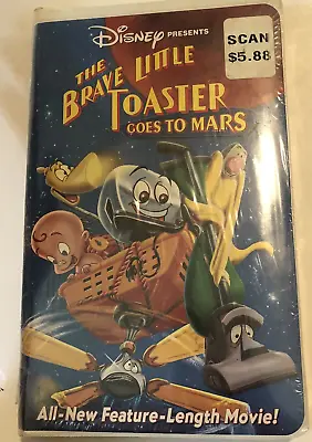 Brave Little Toaster Goes To Mars Vhs Tape Sealed Disney • $14.99