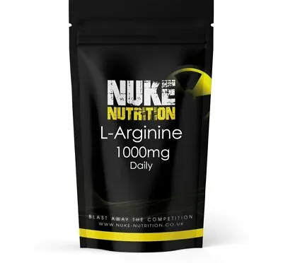 £7.99 • Buy L-ARGININE 1000mg Muscle Growth Nitric Oxide Tablets Amino Acid Capsules X 60