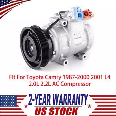 For 1992 91-2001 Toyota Camry 2.2L AC Compressor W/ Clutch Kit OME:883203209084 • $95.88