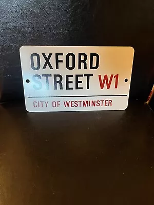 Oxford Street Metal Sign London • £9.98