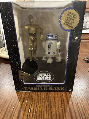 Collectible Star Wars Talking Animated Electronic Bank 1995 C3po & R2d2 Nib!!! • $49.99