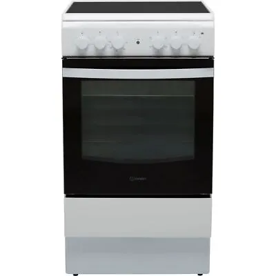 £299 • Buy Indesit IS5V4KHW Cloe 50cm Free Standing Electric Cooker With Ceramic Hob A