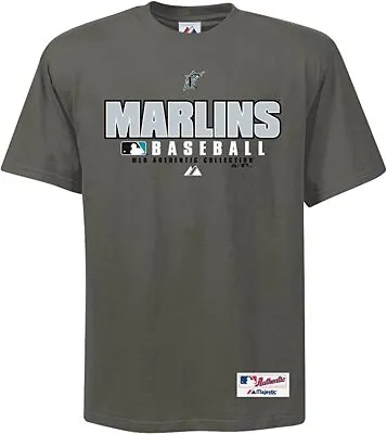 Florida Marlins Majestic Authentic Collection Vintage Men's T-Shirt Choose Size • $24.95