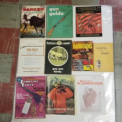Vintage 1950s-70s Gun Book Manual Lot Of 10 Estate Cleanout LOOK • $49.95