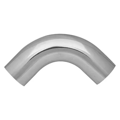 Aluminum Polished 90 Mandrel Bend Pipe Degree Mandrel Bend Pipe 3  Inlet 3  • $38.99