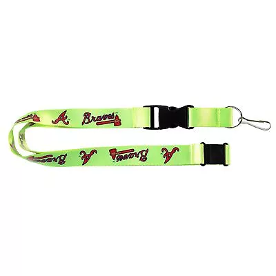 Aminco MLB Atlanta Braves Lanyard Neon Green 22 Inch • $8.50