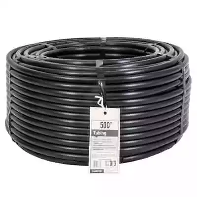 DIG Poly Drip Irrigation Tubing 1/2 In(.600x .700 O.D) X 500 Ft. Crack Resistant • $57.98