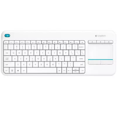 Logitech K400 Plus Wireless Touch Keyboard - White (920-007166) • $84