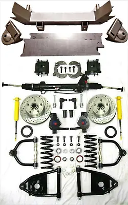 1955 1959 Chevy Truck Mustang II Power Front End Suspension Kit IFS 2  Drop • $1619.87