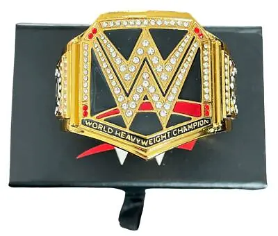 Wwe World Heavyweight 2014 Big Gold Championship Belt Ring Paper Weight Rare New • $359.99