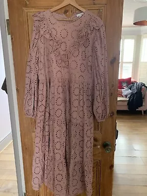 Warehouse Tiered Smock Maxi Dress Size 20 • £1.05