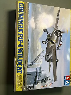 Tamiya Grumman F4F-4 Wildcat 1/48 61034 Open Box-Sealed Kit 1994 • $18