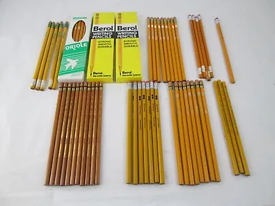 Vintage Lot Of 85 Wooden Pencils USA Mirado Berol Dixon NEW Unused • $36.95