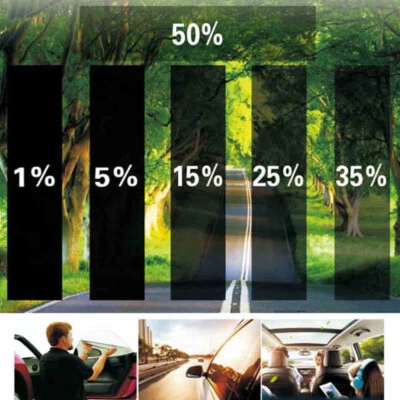$9.90 • Buy Window Tint Film 1/5/15/30/35% VLT Black Roll 50cm X 6m Car Auto House Home AU