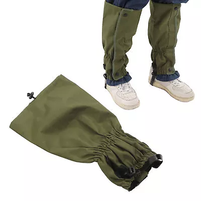 (Military Green) 1 Pair Leg Gaiters Oxford Cloth Waterproof Sand Proof • $20.84