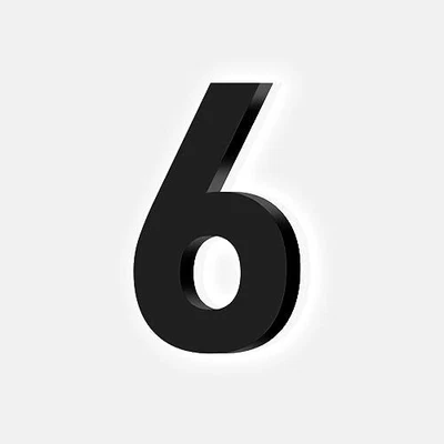 £42.89 • Buy LED House Numbers,  Inch House Numbers For Outside Modern, Lighted Up House 6