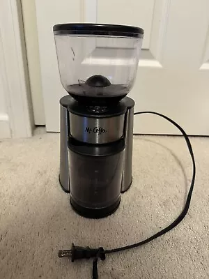 Mr Coffee Automatic Burr Mill Grinder BVMC-BMH23 Electric Stainless Black TESTED • $24.99
