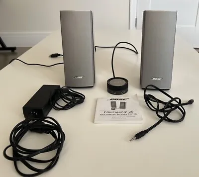 Bose Companion 20 Multimedia Speaker System: Excellent Lightly Used Condition • £225