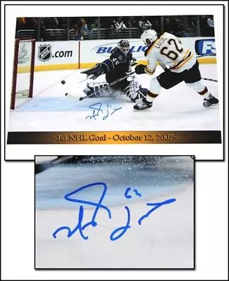 Milan Lucic Boston Bruins Signed Autographed 12x18 Photo 1st NHL Goal • $29.99