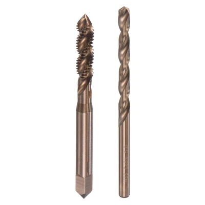 £10.09 • Buy M6 X 1 Spiral Flute Tap And 5.0mm Drill Bit Set M35 Cobalt High Speed Steel