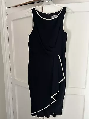 Ladies Black And White Coast Dress. Good Condition. Size 12 • £8