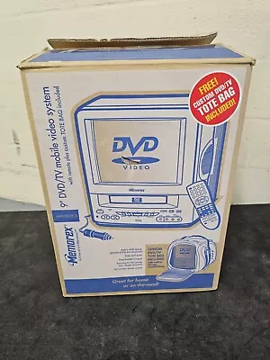 Memorex Mvd2009cb 9  Tv Dvd Combo Color Tv Portable With Travel Case + Remote • $104.95
