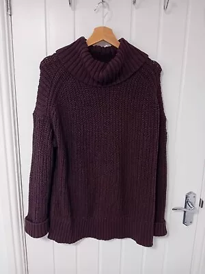 Musto Burgundy Rollneck Size 12 • £12