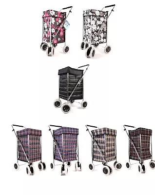 Shopping Trolley 6 Wheels Cart Grocery Folding Market Portable Utility /1 Wheel  • £6.93