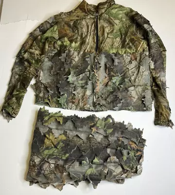 Underbrush Set Hardwoods Green Mens M Ghillie Suit Jacket & Pants With Issues • $16