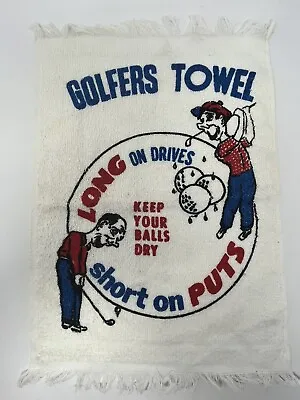 Vintage Novelty Golf Towel Made By Camtex • $15