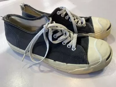 Vintage 90's Converse Jack Purcell Black Made In USA Sneaker Without Box Men Us8 • $910.60