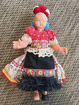 Mezokovesd Vintage Hungarian MATYO Doll Wearing National Costume 12” • $20