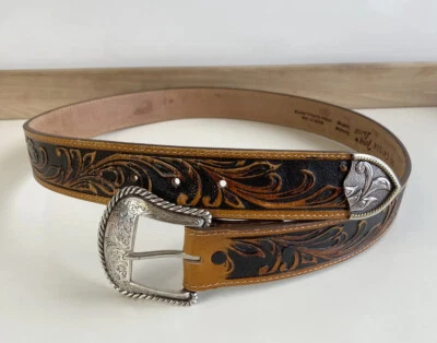 $30 • Buy Tony Lama Men's Tan Westerly Ride Tooled Western Belt C41514 Size 36
