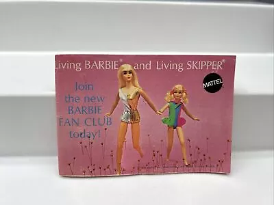 1970 Mattel Living Barbie Living Skipper Fashions & Accessories Booklet  • $4