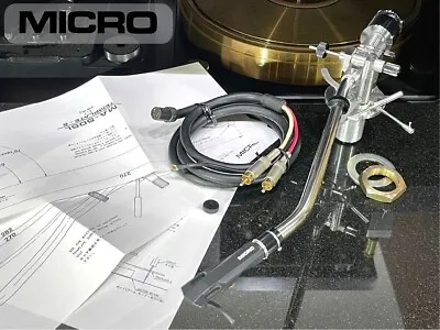 MICRO MA-505LX Long Tonearm With Genuine Shell And Sub-weight Included • $1558