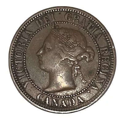 1888 Queen Victoria One Cent Canadian • $8