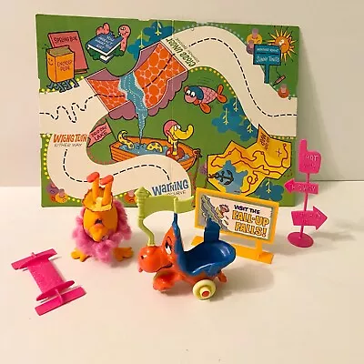 Vintage 1969 Mattel Upsy Downsy Miss Information Playset With Board • $135.83