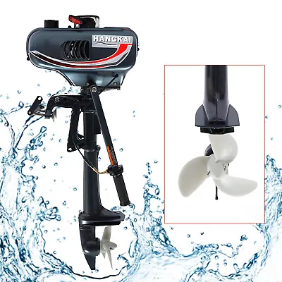 2 Stroke 3.5HP Outboard Engine Inflatable Boat Motor Water Cooling CDI System AU • $400
