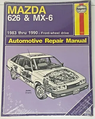 Haynes Mazda 626 & MX-6 1983 Thru 1990 Automotive Repair Manual #1082 SEALED • $9.60