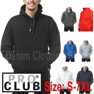 1 New Pro Club Heavy Weight Pullover Hoodie Sweatshirts Hooded Hoody Size S-7xl • $37.99